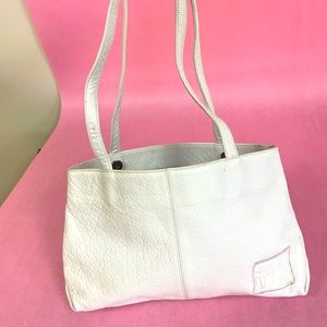 F Studio by Carlos Falchi, vintage white bag